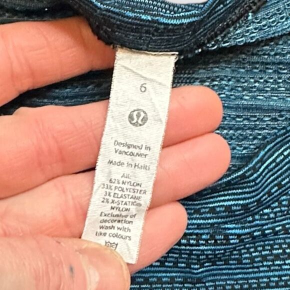 LULULEMON Women’s Blue Swiftly Tech Long Sleeve 2.0 Shirt Size 6 - Picture 5 of 6